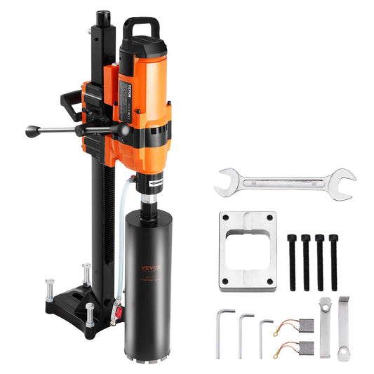 Diamond Core Drill Machine – 0.8" to 11.8" Diameter, 3500W Wet Core Drill with Stand